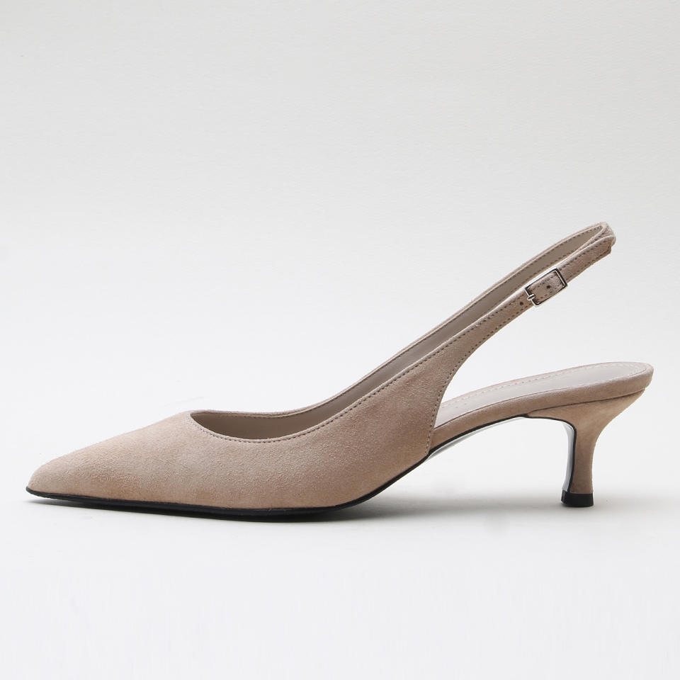 Plain slingback shoes kw2505 5cm